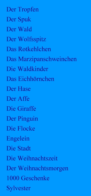 Gedichte-Liste